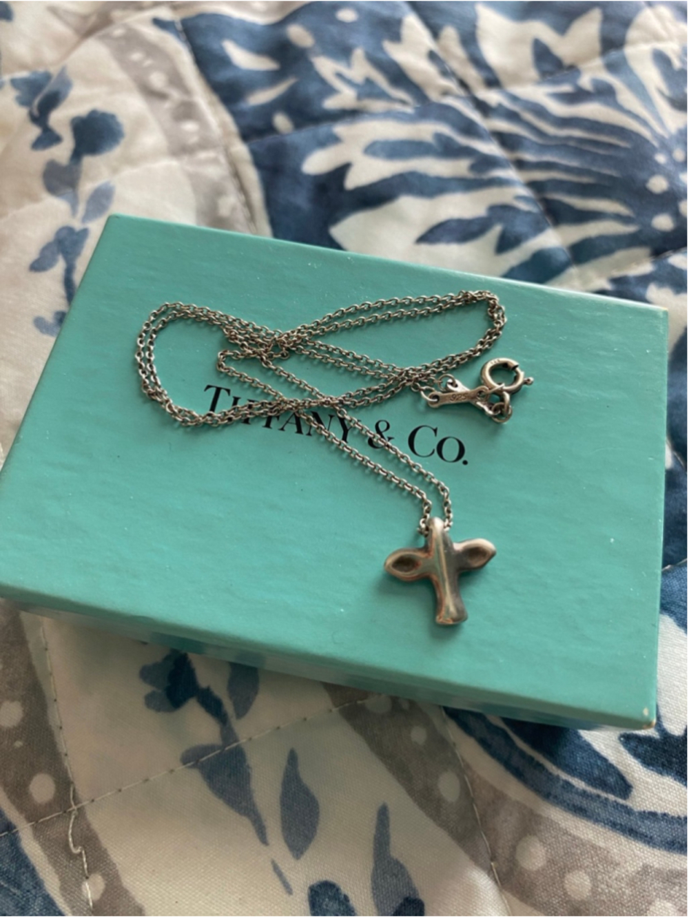 Tiffany & Co. Dove Necklace Sterling Silver Pendant
